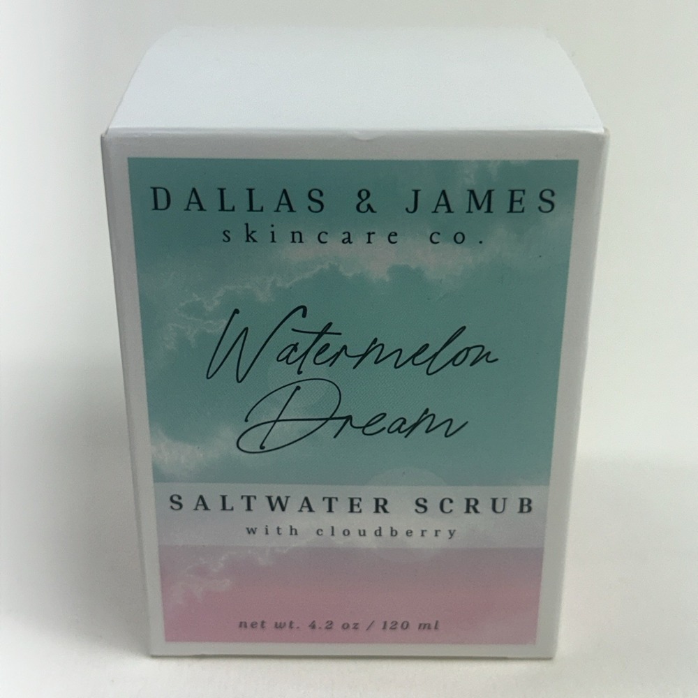 Dallas & James Full Size Sealed‎ Watermelon Dream Saltwater Scrub 4.2 Oz